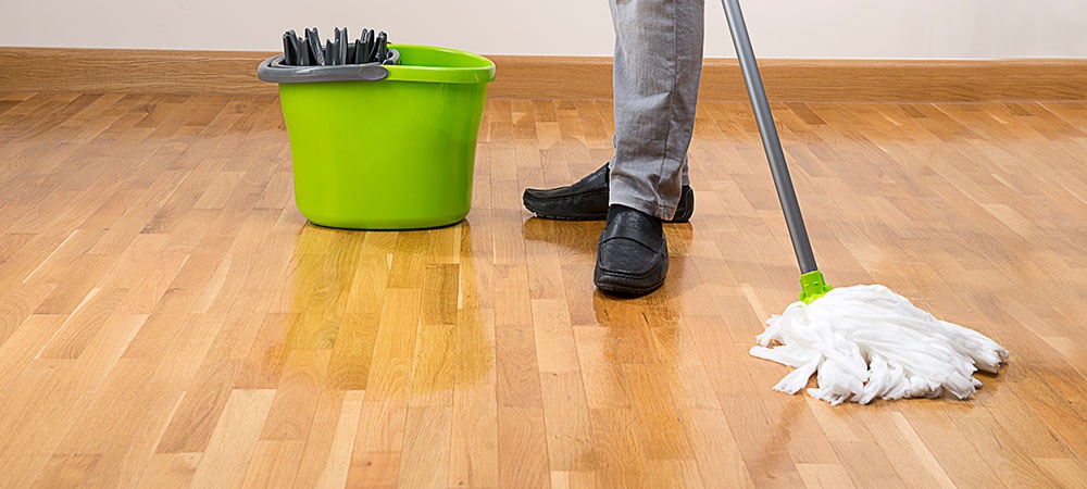 sweeping and cleaning your floors