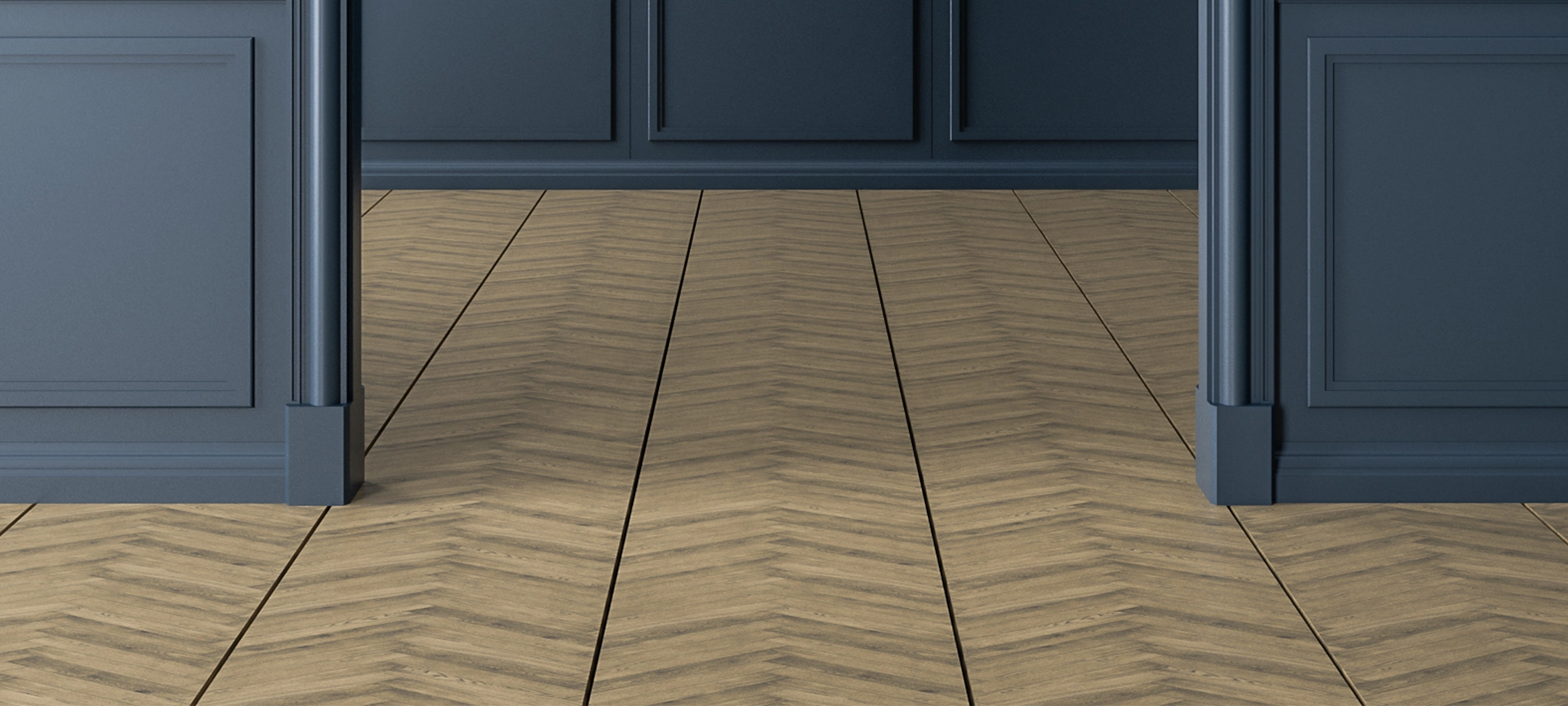 ideal chevron flooring pattern